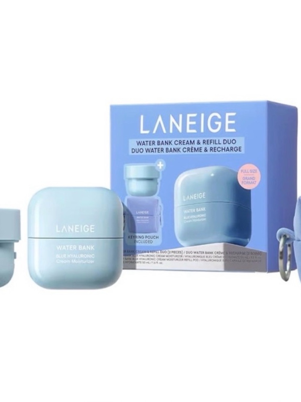 LANEIGE Water Bank Cream Duo - Light Blue Hydrating Moisturizer